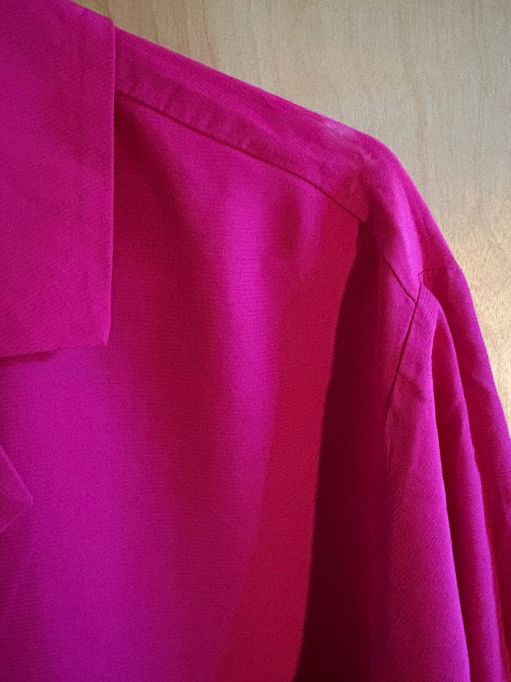 a new day Hot Pink Short Sleeve Button-Down Shirt - Picture 8 of 12